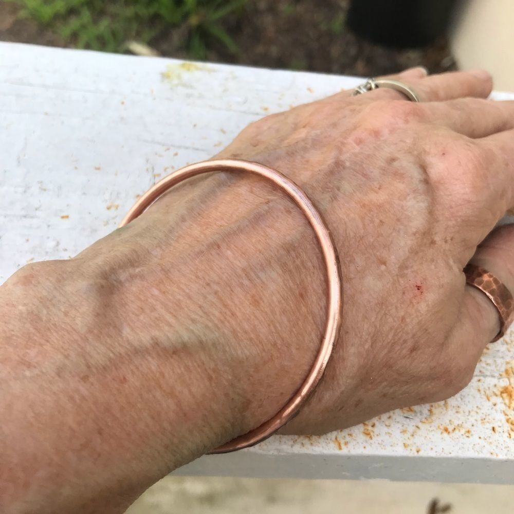 Bracelet, Dainty copper bangle. NWT, NEW, Handmade, Minimalist
